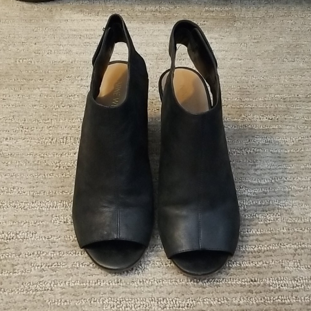 Nine west peep toe booties